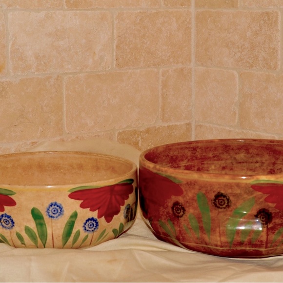 (2) NIMY Vintage Ceramic Bowls. Made In Belgium. “Manufacture Imperiale Royale” - Picture 1 of 5